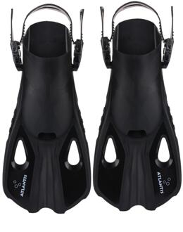 Snapper zwemvliezen Zwart - SM