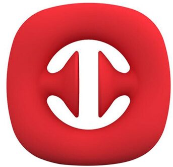 Snapperz 1Pc Zuignap Decompressie Grip Bal Workout Fitness Training Arm Power Handgrepen Strengthener Sporter Apparatuur Goud