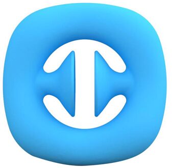 Snapperz 1Pc Zuignap Decompressie Grip Bal Workout Fitness Training Arm Power Handgrepen Strengthener Sporter Apparatuur zwart