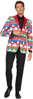 Snazzy Santa blazer heren luxe Multikleur - Print