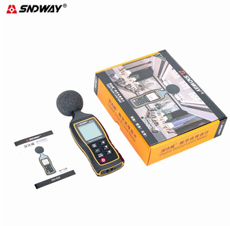 Sndway Digital Sound Level Meter 30-130 Noise db Meter Volume Measuring Instrument Decibel Noise-meter A/C Filter/USB/Storage