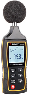 SNDWAY Digital Sound Level Meter 30~130db Large LCD Decibel Noise Meter 1.5 DB Mini Noise Value Level Tester Alarm Data Store