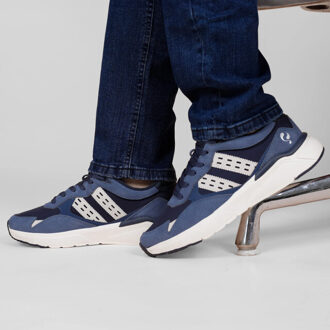 Sneaker kampen denimblauw/donkerblauw/offwit - maat 46