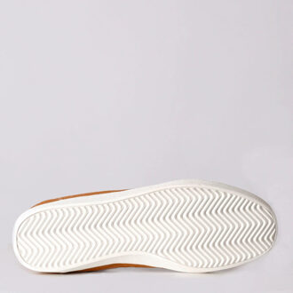 Sneaker platinum berk/berk/wit - maat 44 Bruin