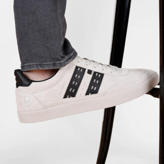 Sneaker platinum offwhite/zwart - 40