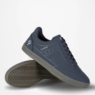Sneaker platinum one middenblauw/antraciet Grijs - 45