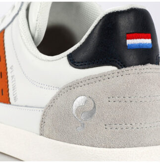 Sneaker platinum /oranje/donkerblauw Wit - 42