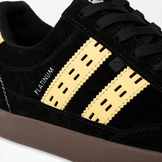 Sneaker platinum zwart/lichtgeel - 42