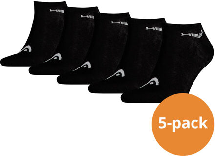 Sneaker sokken 5-pack Zwart-43/46