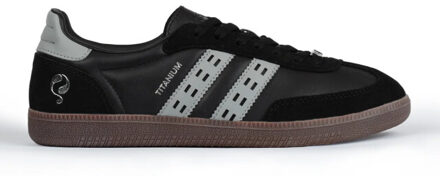 Sneaker titanium zwart/lichtgrijs - maat 43