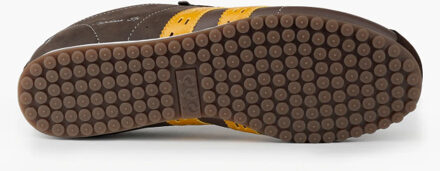 Sneaker typhoon sp donkerbruin/geel - 42