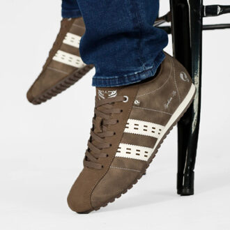 Sneaker typhoon sp middenbruin/offwhite/gum - 45