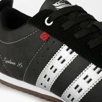 Sneaker typhoon sp zwart/zilver/rood - maat 40