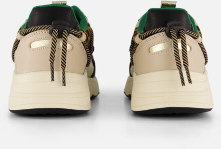 Sneakers blauw Textiel Zwart - 37