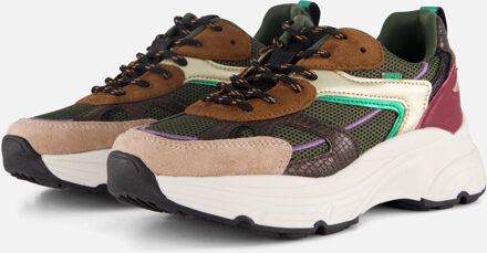 Sneakers bruin Synthetisch - 36,37,38,39,40,41,42