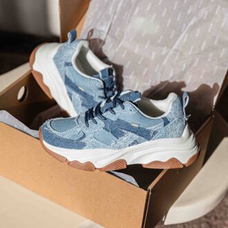 Sneakers denim blauw Textiel - 37