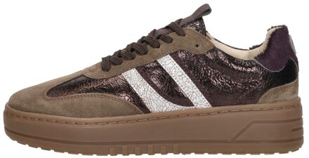 Sneakers Laag Donkerbruin - 37