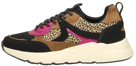 Sneakers Laag Donkerbruin - 38