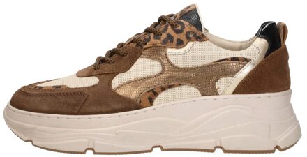 Sneakers Laag Donkerbruin - 41