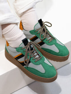 Sneakers Laag Groen - 36