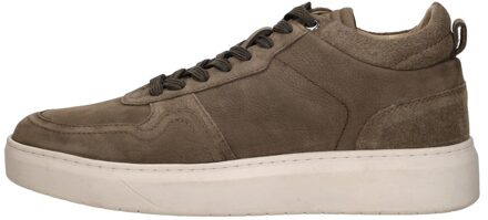 Sneakers Laag Middel Bruin Middelbruin - 47