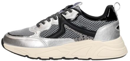 Sneakers Laag Zilver Zilverkleur - 36