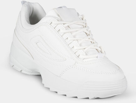 Sneakers met hoge zool BIANC / 40