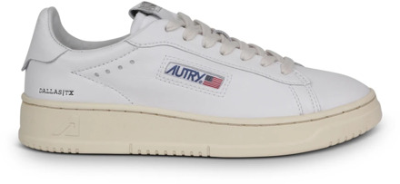 Sneakers met vetersluiting en logo Autry , White , Dames - 40 Eu,39 Eu,42 Eu,35 Eu,36 Eu,41 EU