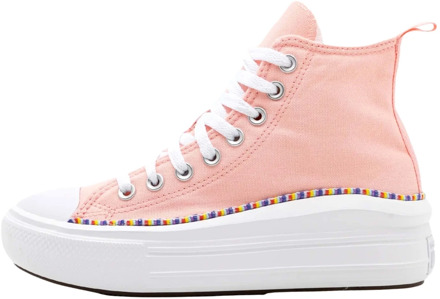 Sneakers Move Hi Converse , Roze , Dames - US 6.5,Us 5.5,Us 4,Us 5,Us 7,Us 4.5