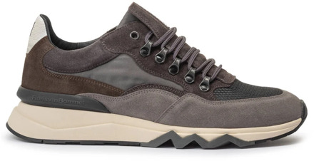 Sneakers Sfm-10135 De Zager 01.21 Floris van Bommel , Brown , Heren - 43 Eu,42 Eu,43 1/2 Eu,42 1/2 Eu,44 1/2 Eu,44 Eu,45 EU