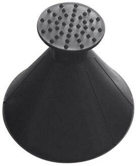 Sneeuw Remover Magical Car Voorruit Kegel Vormige Duurzaam Eenvoudige Handig Sneeuw Remover Tool Schop Trechter zwart