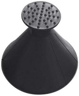 Sneeuw Remover Magische Autoruit Voorruit Hoge Effen Draagbare Eenvoudige Ijskrabber Kegel Vormige Trechter Tool zwart