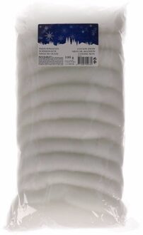 Sneeuw watten - 3x - zak - 100 gram - winterdecoratie - winterversiering