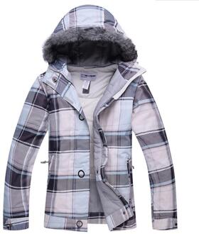 Sneeuw winter Ski Jas vrouwen uitverkoop womens skikleding dames snowboard jassen skiën kleding H80 wit / Xl