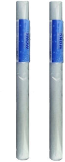 Sneeuwdeken - 2x - wit - 240 x 90 cm - brandvertragend - sneeuwtapijt