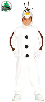 Sneeuwpop Jumpsuit Kind Wit - Transparant