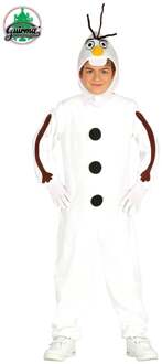 Sneeuwpop Jumpsuit Kind Wit - Transparant