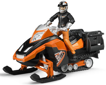 Sneeuwscooter met bestuurder