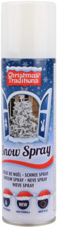 Sneeuwspray - spuitbus - 600 ml - spuitsneeuw - nepsneeuw - sneeuwversiering Wit