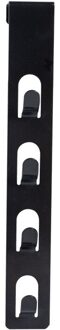 Snel ! 4 Stks/partij Sleutel Haken Hangers Wall Mounted Haken Rustieke Sleutel Jas Zak Hoed Hanger Rustieke Kleding Haken Muur Opknoping Haken zwart