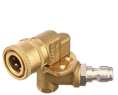 Snel Aansluiten Pivoting Koppeling Voor Hogedrukreiniger Sproeikop, Schoonmaken Moeilijk Te Bereiken Gebieden,