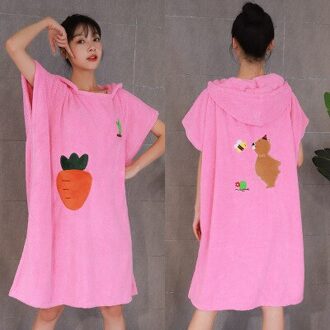 Snel Absorberende Water Veranderende Gewaad Strand Handdoek Outdoor Sport Zachte Tactiliteit Hooded Badhanddoeken Jurk Poncho Zwemmen Mantel 6