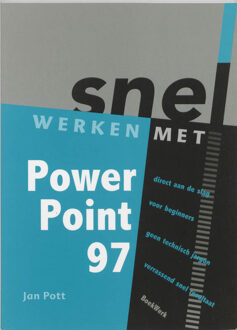 Snel werken met PowerPoint 7 / NL-versie voor Windows 95 - Boek Jan Pott (9054021829)