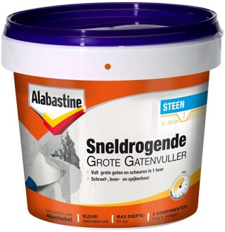 Sneldrogende grote gatenvuller - 2 componenten - 2 x 500 gram