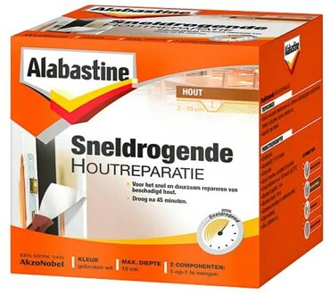 Sneldrogende Houtreparatie - Gebroken wit - 500 gr