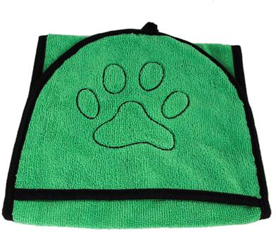 Sneldrogende Soft Pet Handdoeken Ultra Absorberende Microfiber Huisdier Badhanddoek Voor Kleine/Medium Hond Huisdieren groen