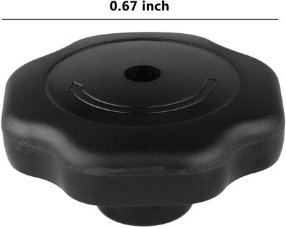 Snelkookpan Knoppen Bakeliet Snelkookpan Handvat Knop Schroef Explosieveilige Fornuis Deksel Knop Vervanging Keuken Accessoire 1.7cm