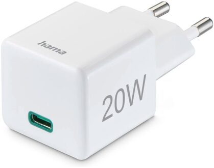 Snellader USB-C 20 W Oplader Wit