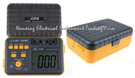 Snelle aankomst Victor Tesistance tester VC60B + megameter 250 V/500 V/1000 V digitale isolatie