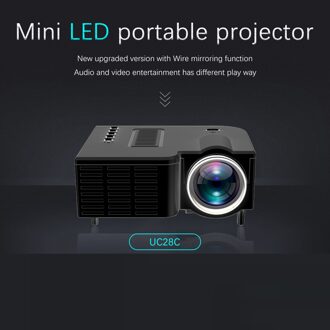 Snelle Leveren Huis Projector Mini Miniatuur Draagbare 1080P Hd Projectie Mini Led Projector Voor Home Theater Entertainment